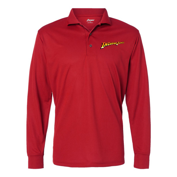 Men's Indiana Jones  Paragon Prescott Long Sleeve Polo