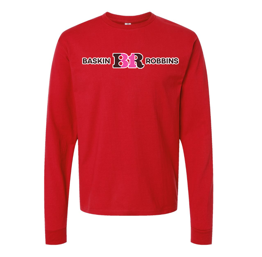 Men's Baskin Rоbbins Cotton Long Sleeve T-Shirt