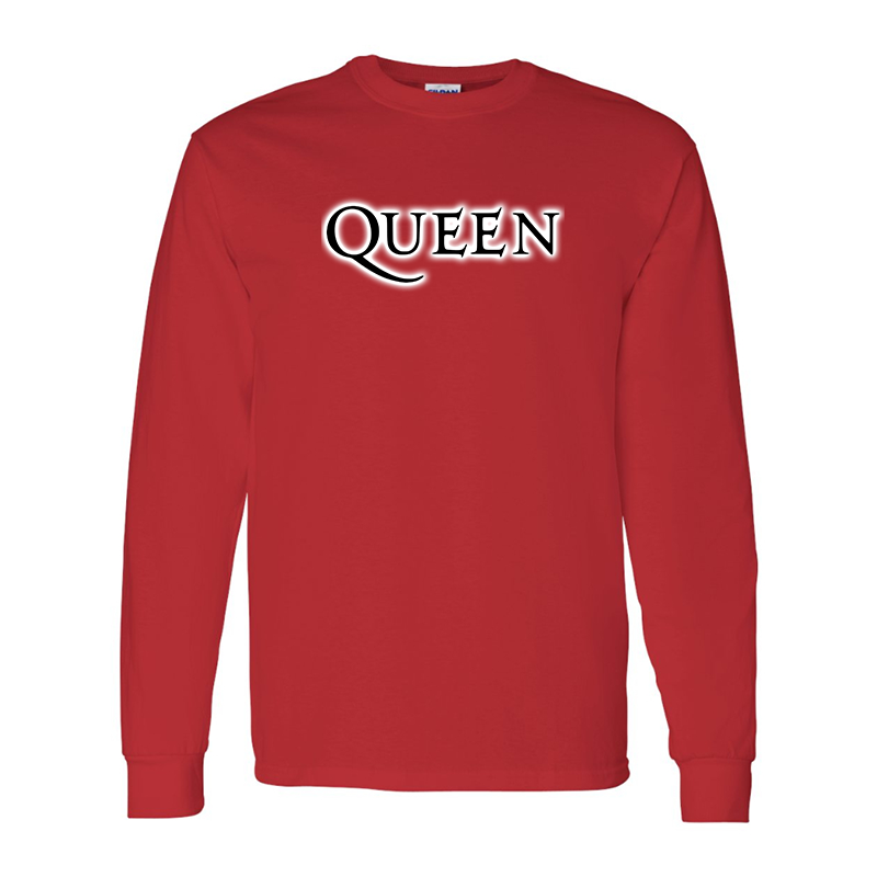 Men's Queen Gildan Heavy Cotton Long Sleeve T-Shirt