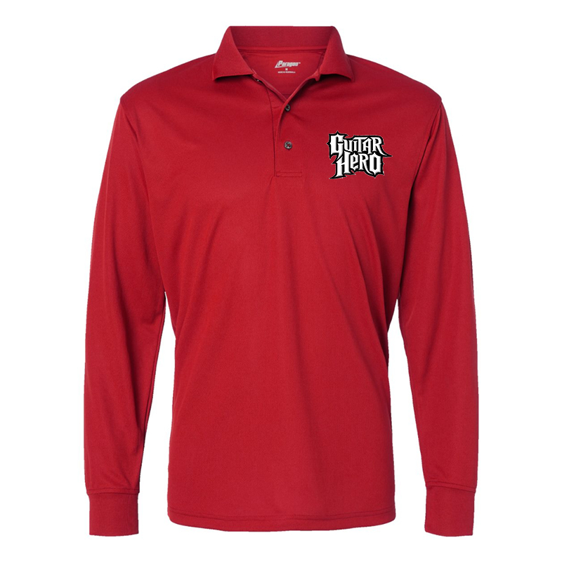 Men's Guitar hero Paragon Prescott Long Sleeve Polo