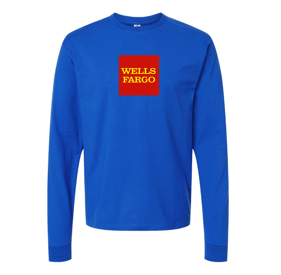 Men's Wells Fargo Cotton Long Sleeve T-Shirt