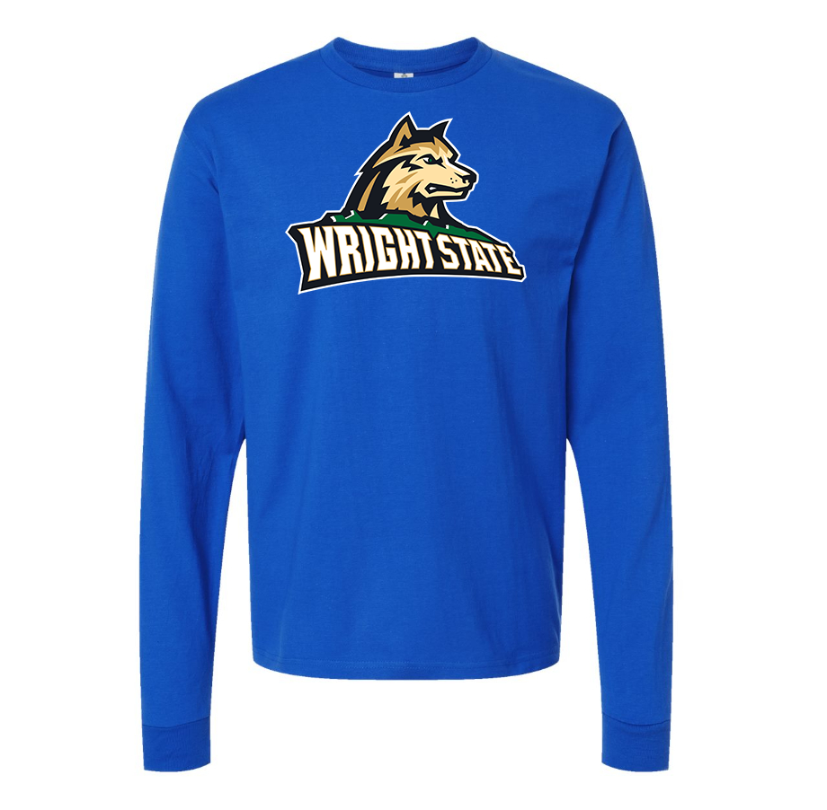 Men's Wright State Raiders Cotton Long Sleeve T-Shirt