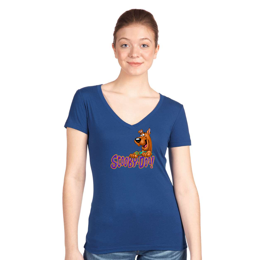 Women's Scooby-Doo Next Level Ideal V-Neck T-Shirt