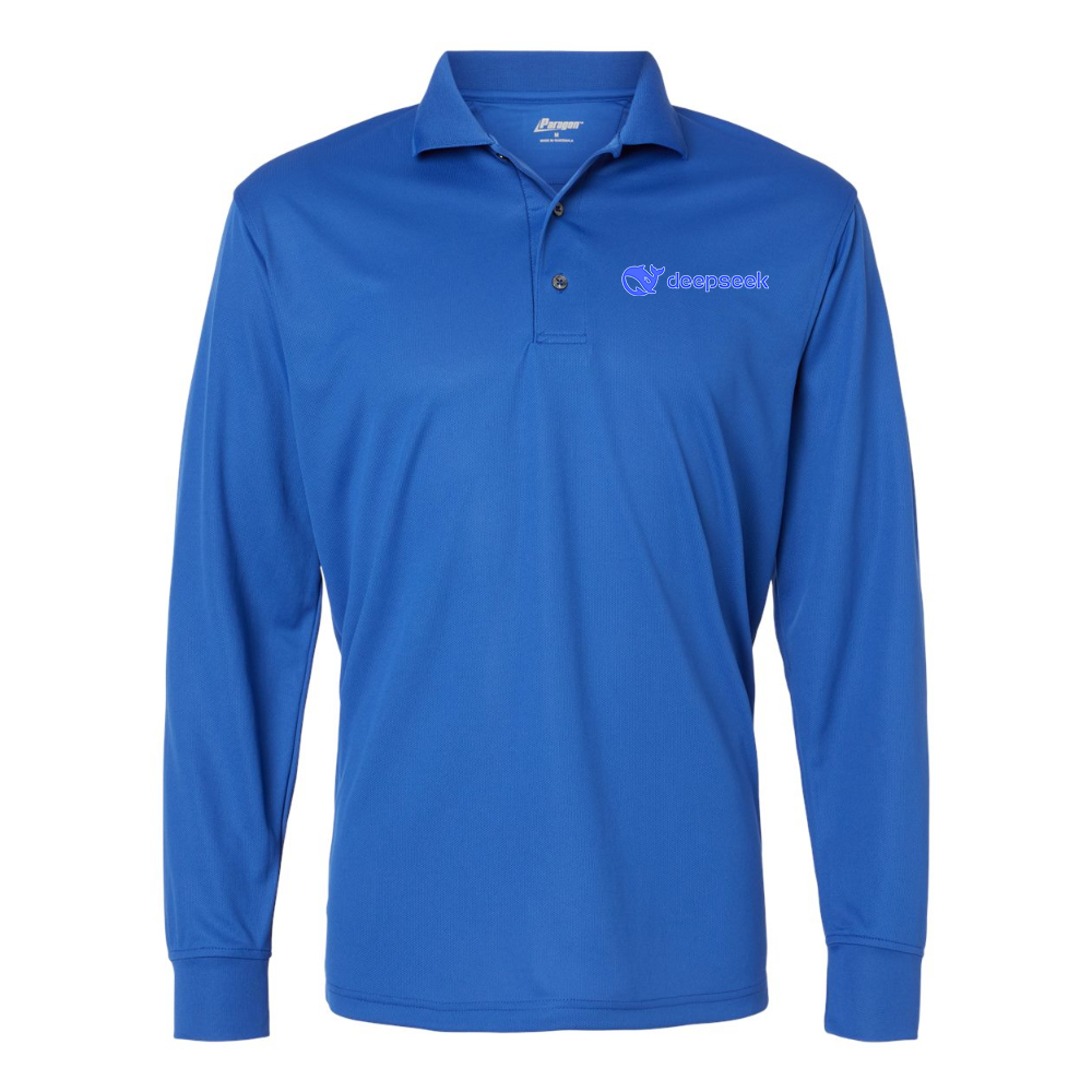 Men's DeepSeek Paragon Prescott Long Sleeve Polo