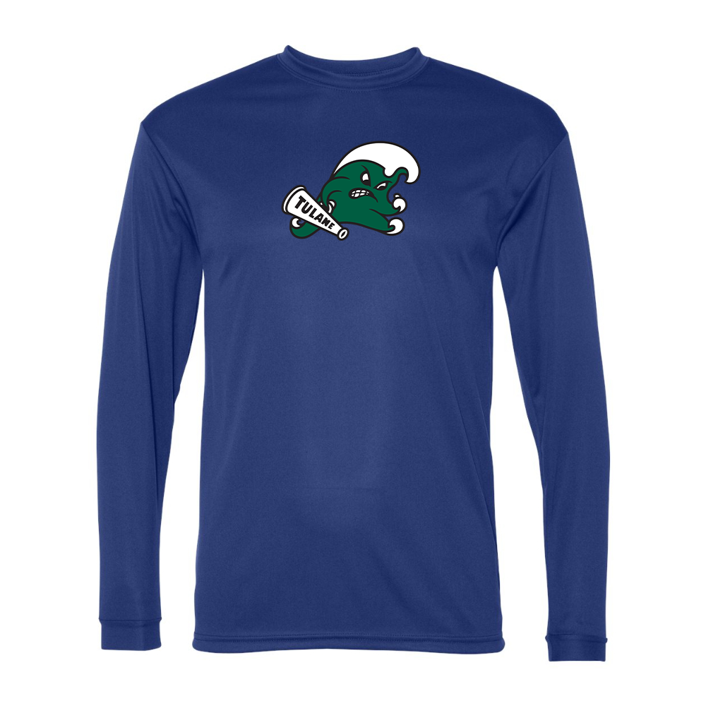 Men's Tulane Green Wave Performance Long Sleeve T-Shirt