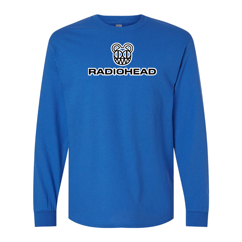 Men's Radiohead Gildan Heavy Cotton Long Sleeve T-Shirt