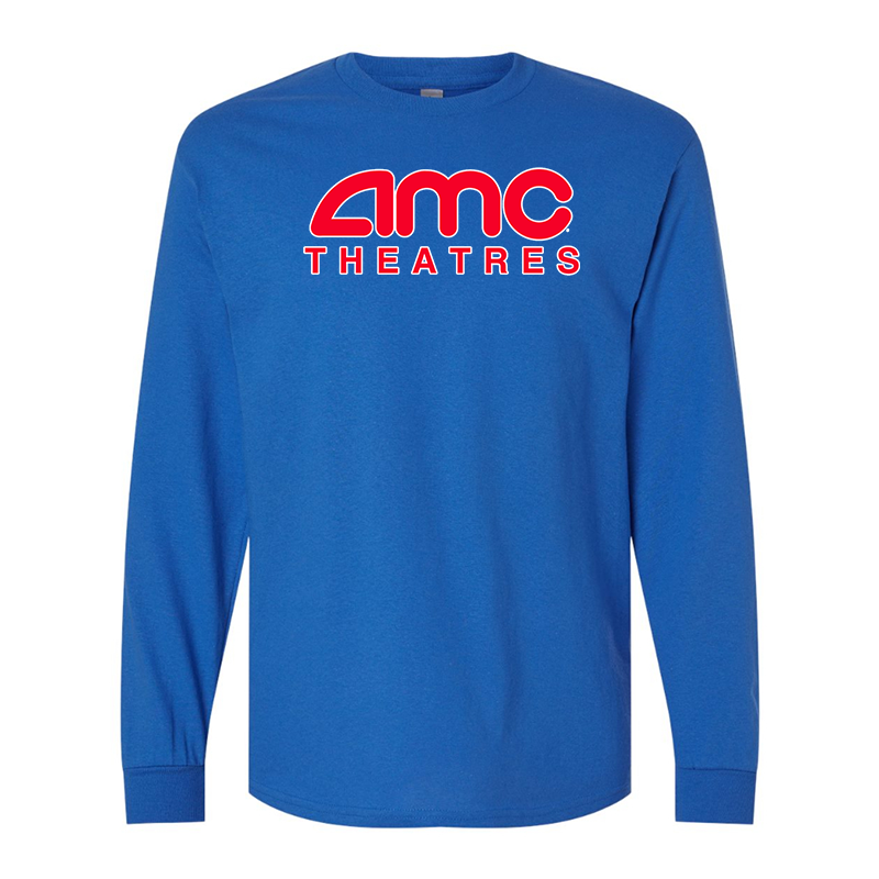 Men's Amc Theatres Gildan Heavy Cotton Long Sleeve T-Shirt