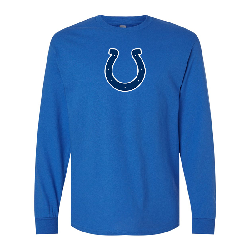 Men's Indianapolis Colts Gildan Heavy Cotton Long Sleeve T-Shirt