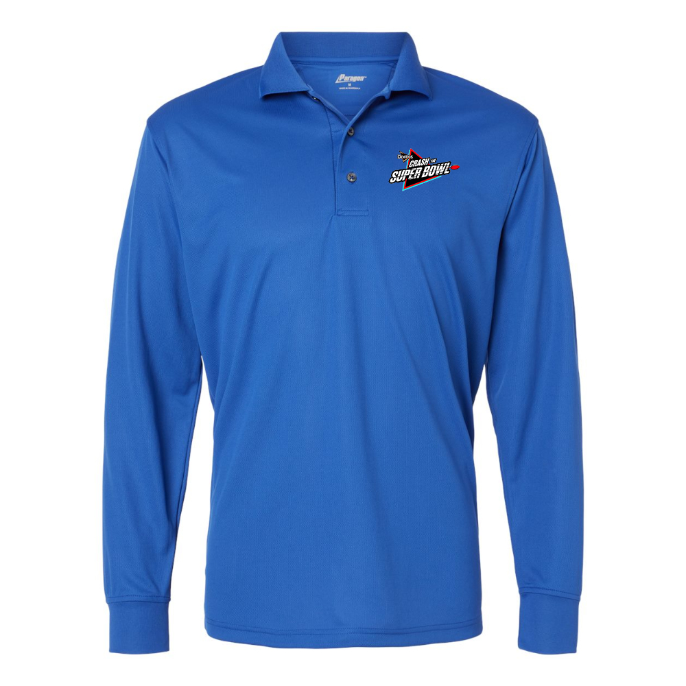 Men's Crash the Super Bowl  Paragon Prescott Long Sleeve Polo