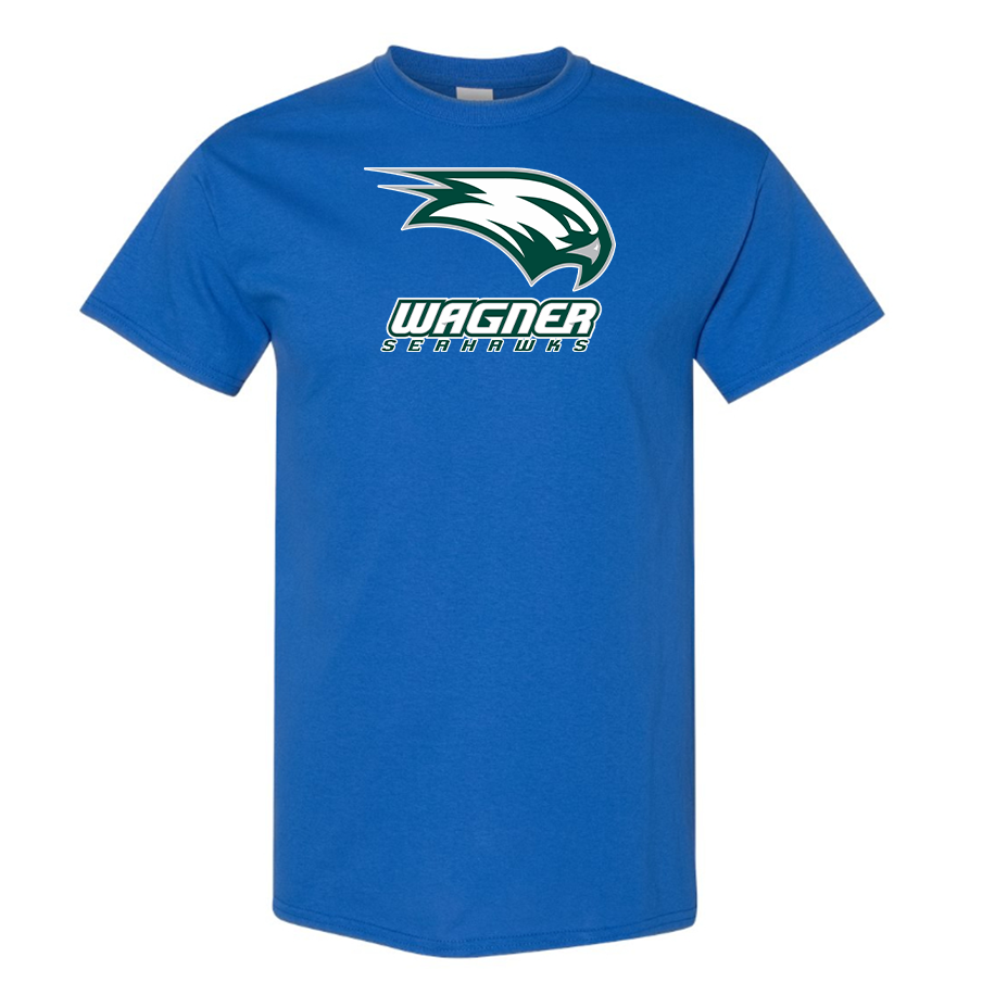 Men's Wagner Seahawks  Cotton T-Shirt