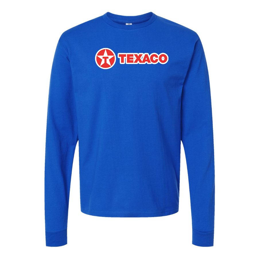 Men's Texaco Cotton Long Sleeve T-Shirt