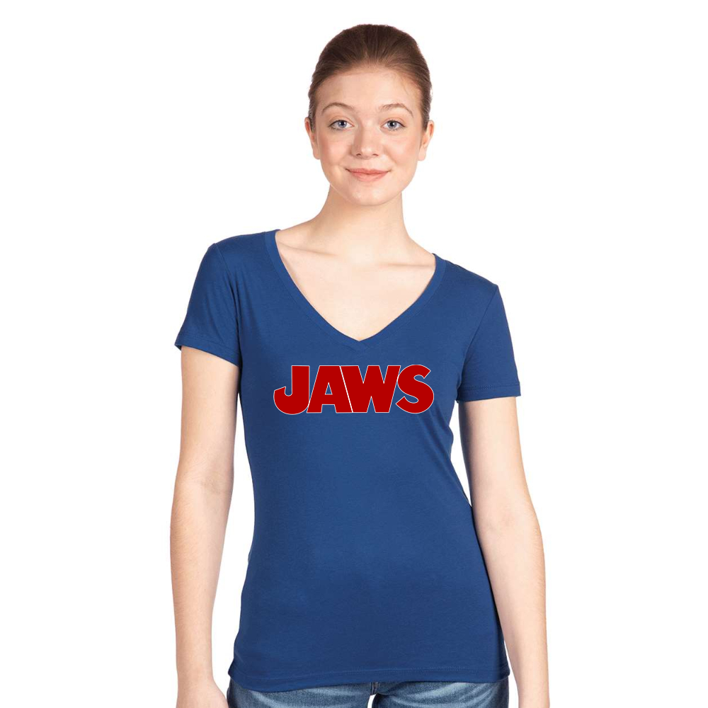 Women's Jaws Next Level Ideal V-Neck T-Shirt