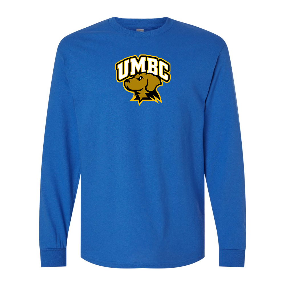 Men's UMBC Retrievers Gildan Heavy Cotton Long Sleeve T-Shirt