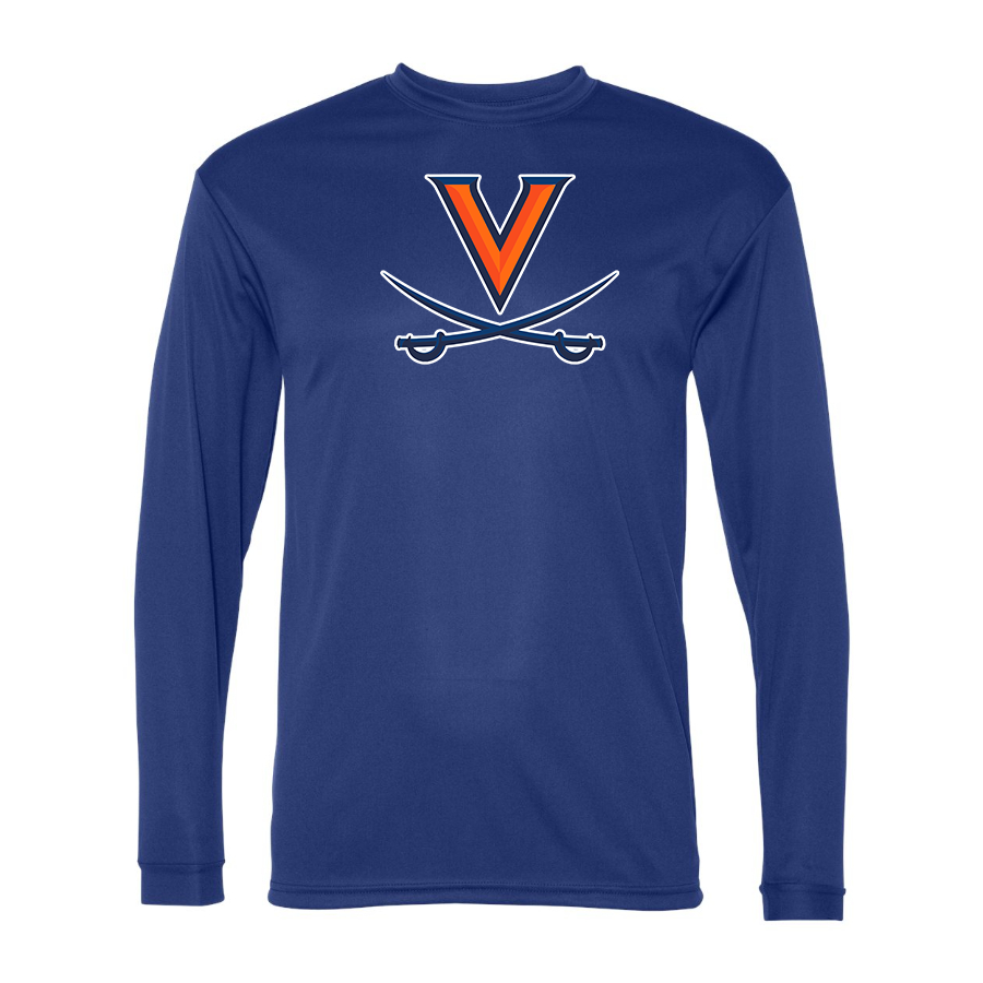 Men's Virginia Cavaliers Polyester Long Sleeve T-Shirt