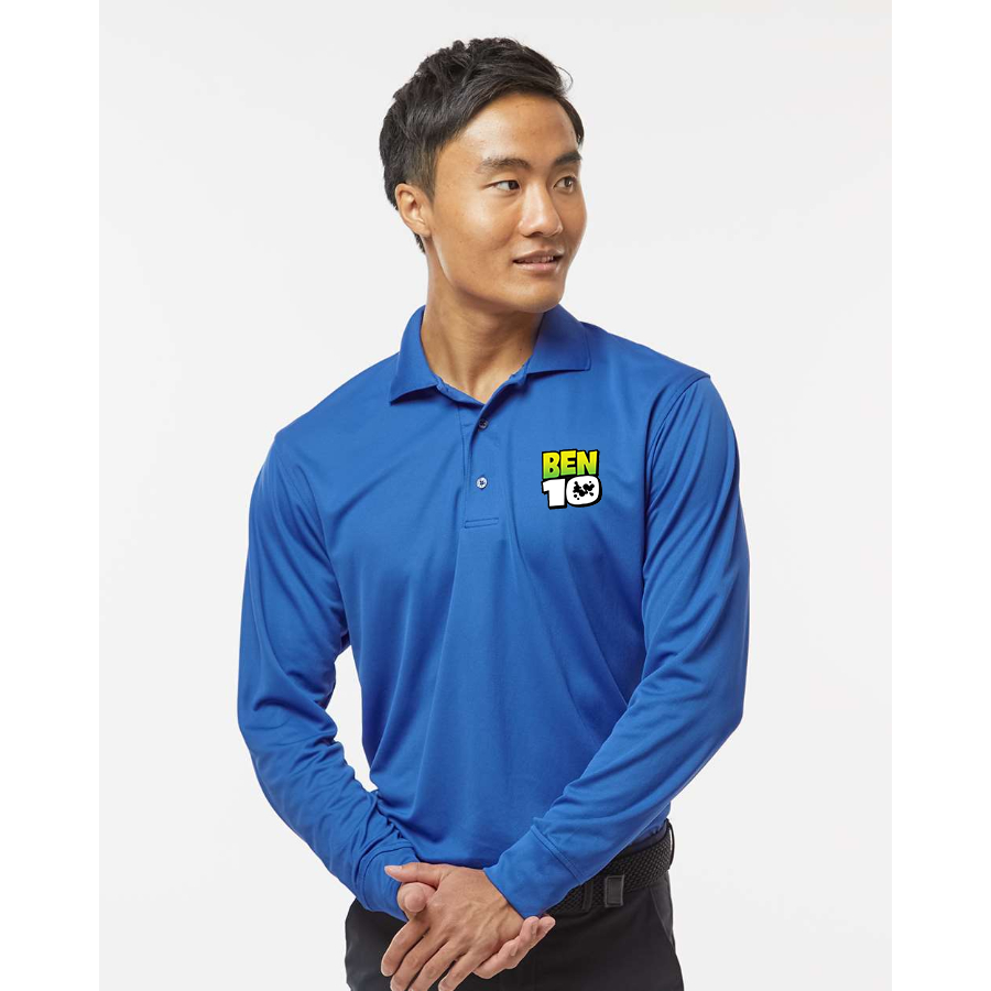 Men's  Ben 10 Paragon Prescott Long Sleeve Polo