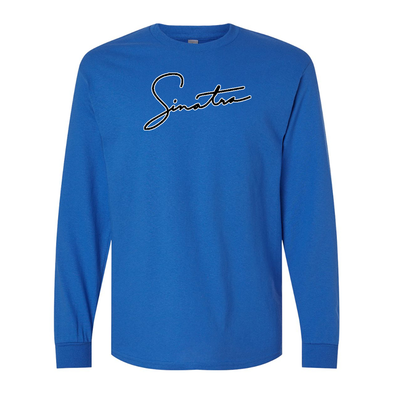 Men's Frank Sinatra Gildan Heavy Cotton Long Sleeve T-Shirt