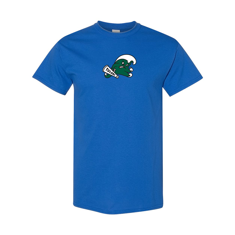 Men's Tulane Green Wave Gildan Heavy Cotton T-Shirt