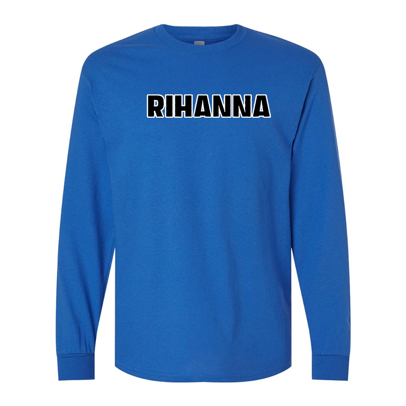 Men's Rihanna Gildan Heavy Cotton Long Sleeve T-Shirt