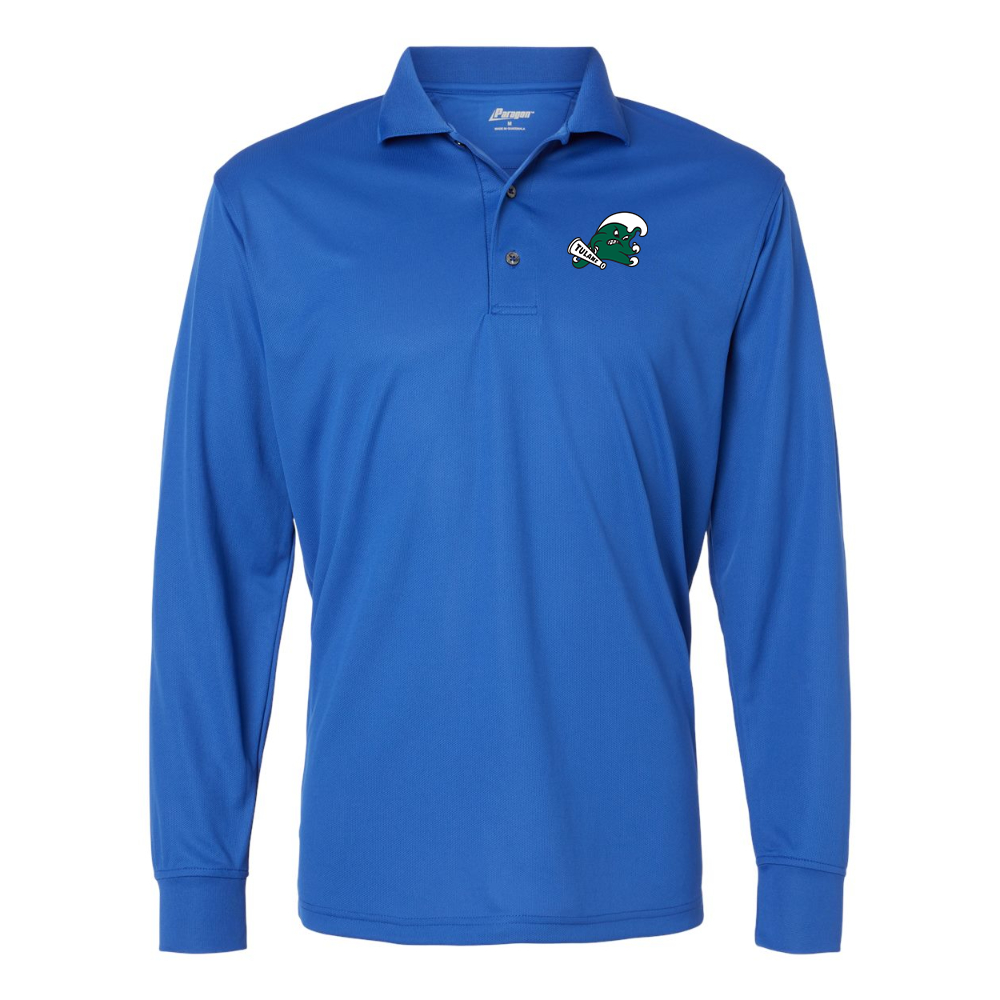 Men's Tulane Green Wave Paragon Prescott Long Sleeve Polo