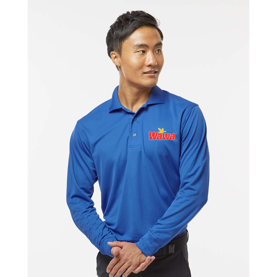 Men's Wawa Gas Station Paragon Prescott Long Sleeve Polo