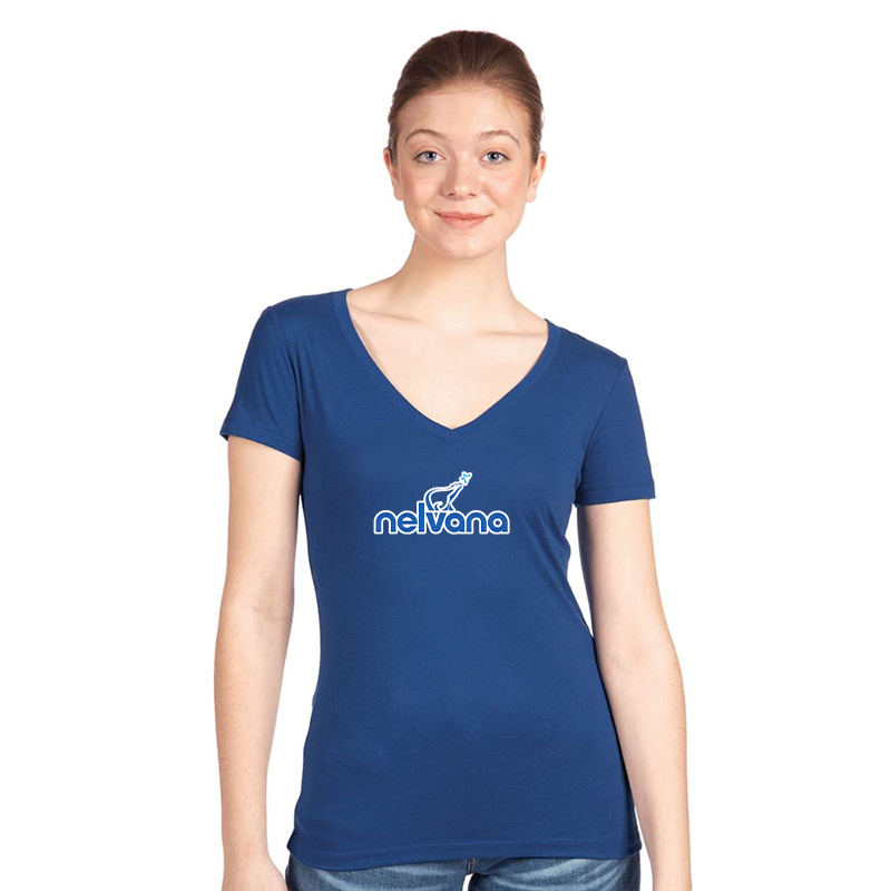 Women's  Nelvana Next Level Ideal V-Neck T-Shirt