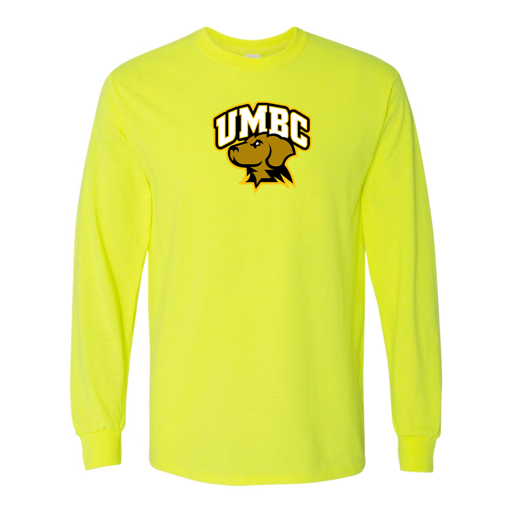 Men's UMBC Retrievers Gildan Heavy Cotton Long Sleeve T-Shirt