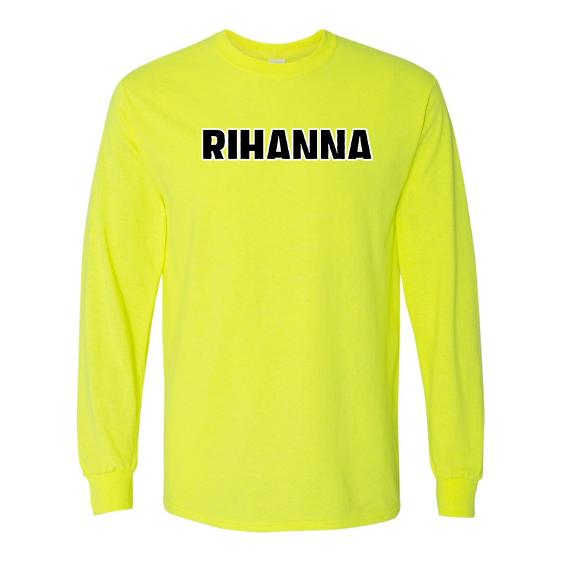 Men's Rihanna Gildan Heavy Cotton Long Sleeve T-Shirt