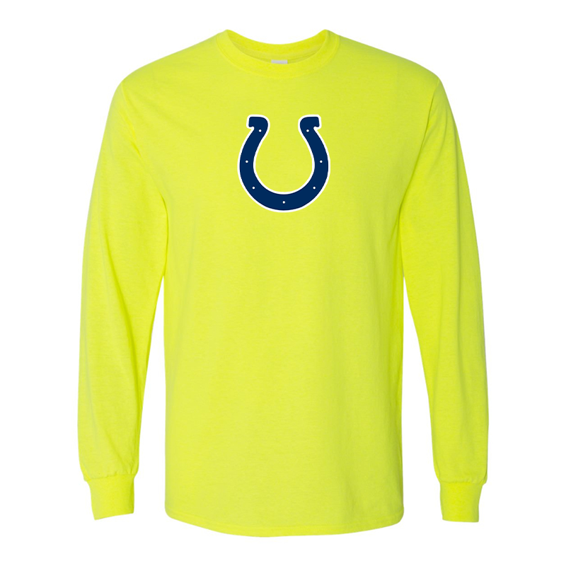 Men's Indianapolis Colts Gildan Heavy Cotton Long Sleeve T-Shirt