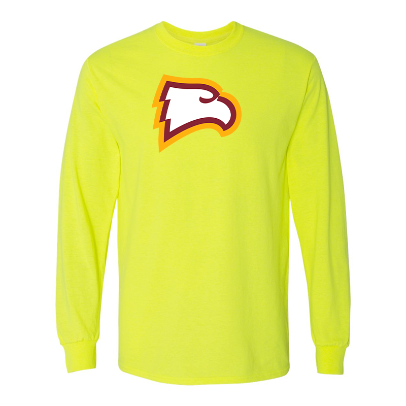 Men's Winthrop Eagles  Gildan Heavy Cotton Long Sleeve T-Shirt