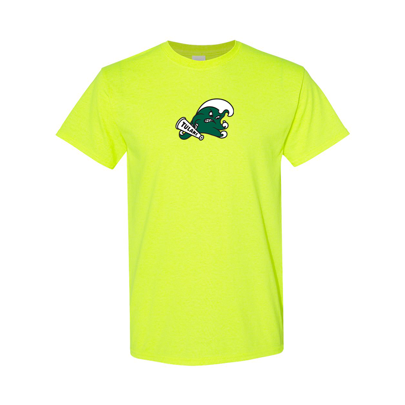 Men's Tulane Green Wave Gildan Heavy Cotton T-Shirt