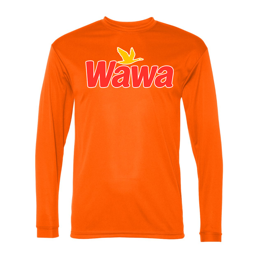 Men's Wawa Gas Station Performance Long Sleeve T-Shirt