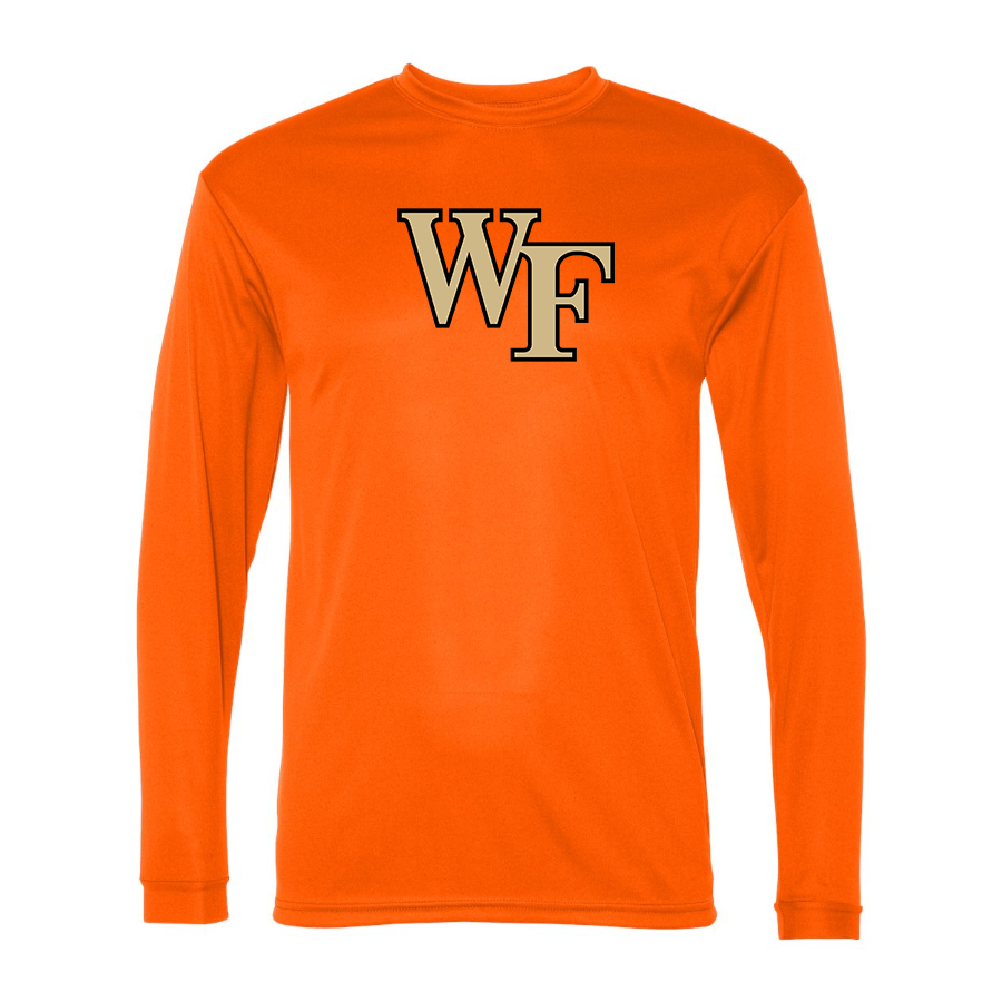 Men's Wake Forest Demon Deacons Polyester Long Sleeve T-Shirt