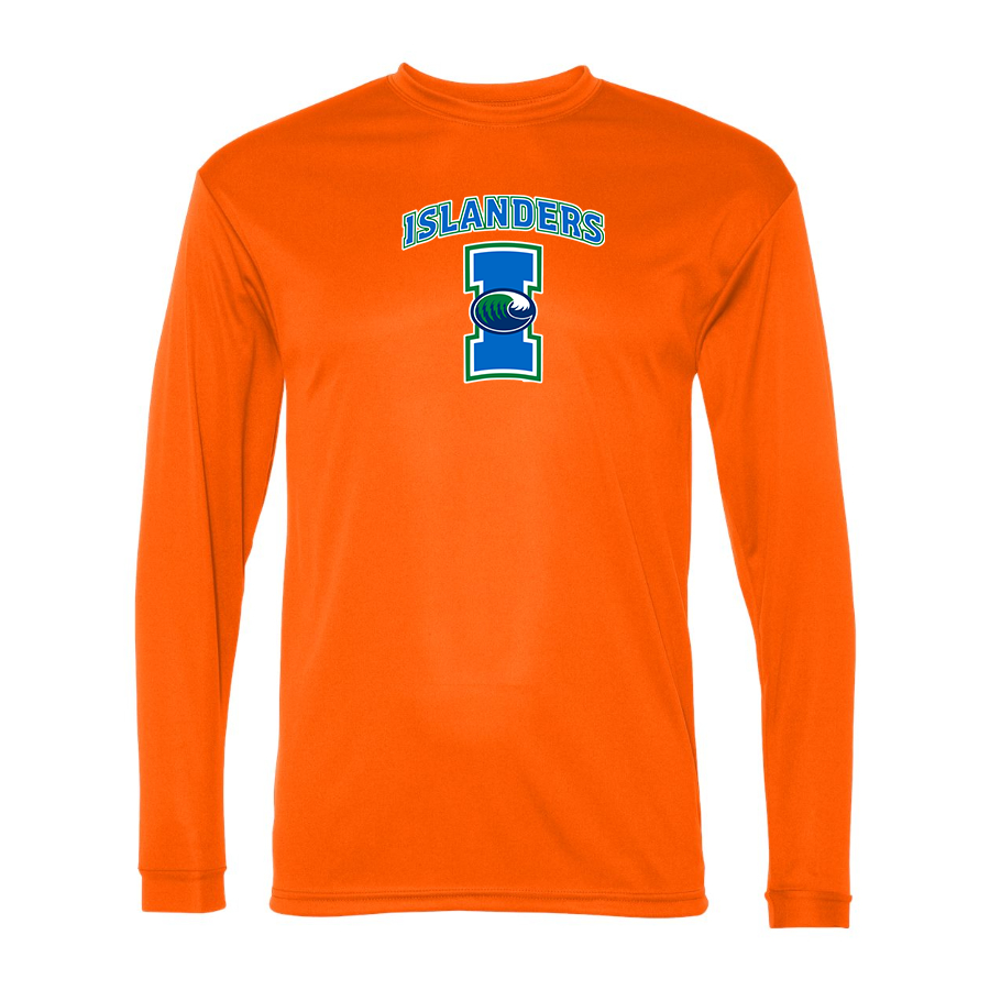 Men's Texas AM CC Islanders Polyester Long Sleeve T-Shirt