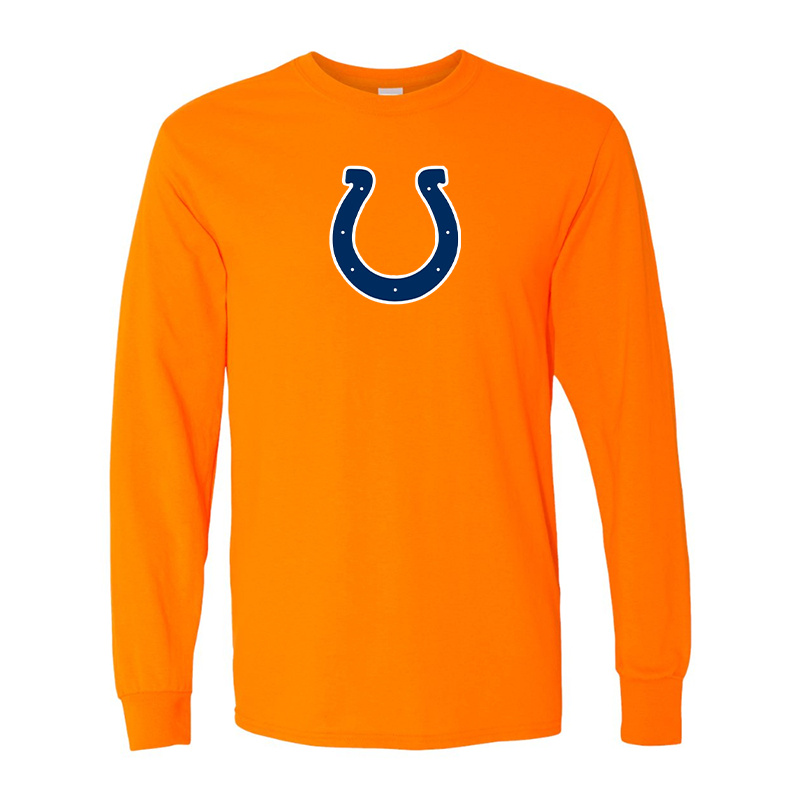 Men's Indianapolis Colts Gildan Heavy Cotton Long Sleeve T-Shirt