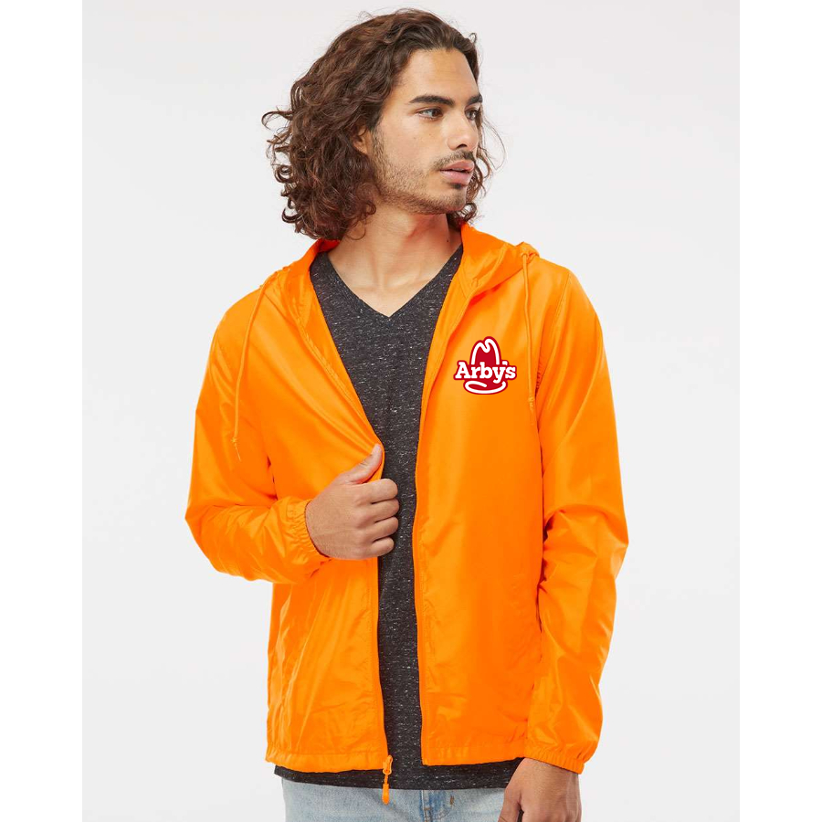 Men's Arbys Independent Trading Co Lightweight Windbreaker Full-Zip Jacket