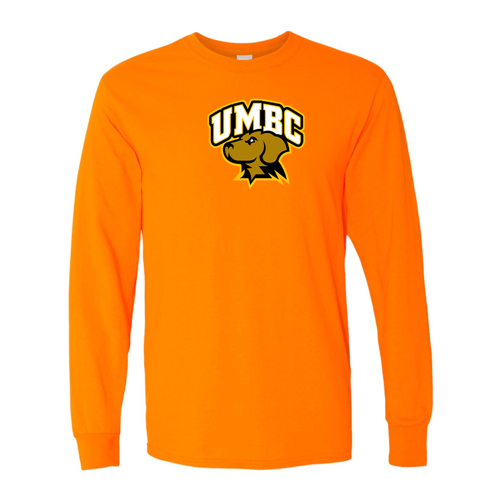 Men's UMBC Retrievers Gildan Heavy Cotton Long Sleeve T-Shirt