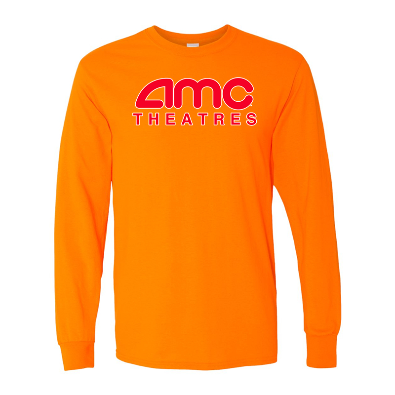 Men's Amc Theatres Gildan Heavy Cotton Long Sleeve T-Shirt