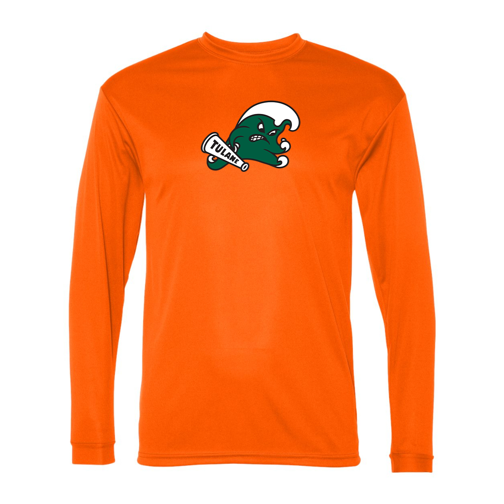 Men's Tulane Green Wave Performance Long Sleeve T-Shirt