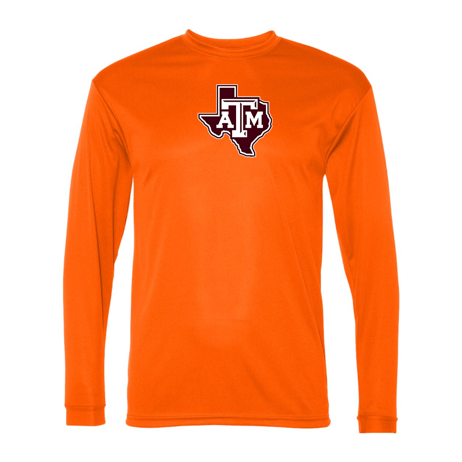 Men's Texas AM Aggies Polyester Long Sleeve T-Shirt