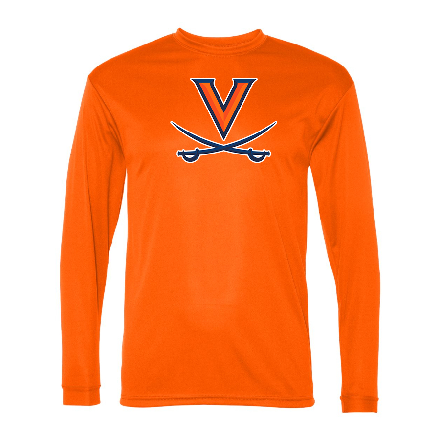 Men's Virginia Cavaliers Polyester Long Sleeve T-Shirt