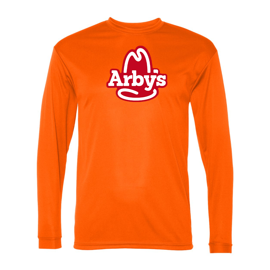 Men's Arbys Polyester Long Sleeve T-Shirt