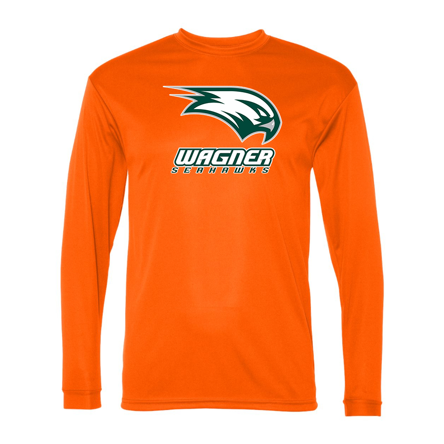 Men's Wagner Seahawks Polyester Long Sleeve T-Shirt