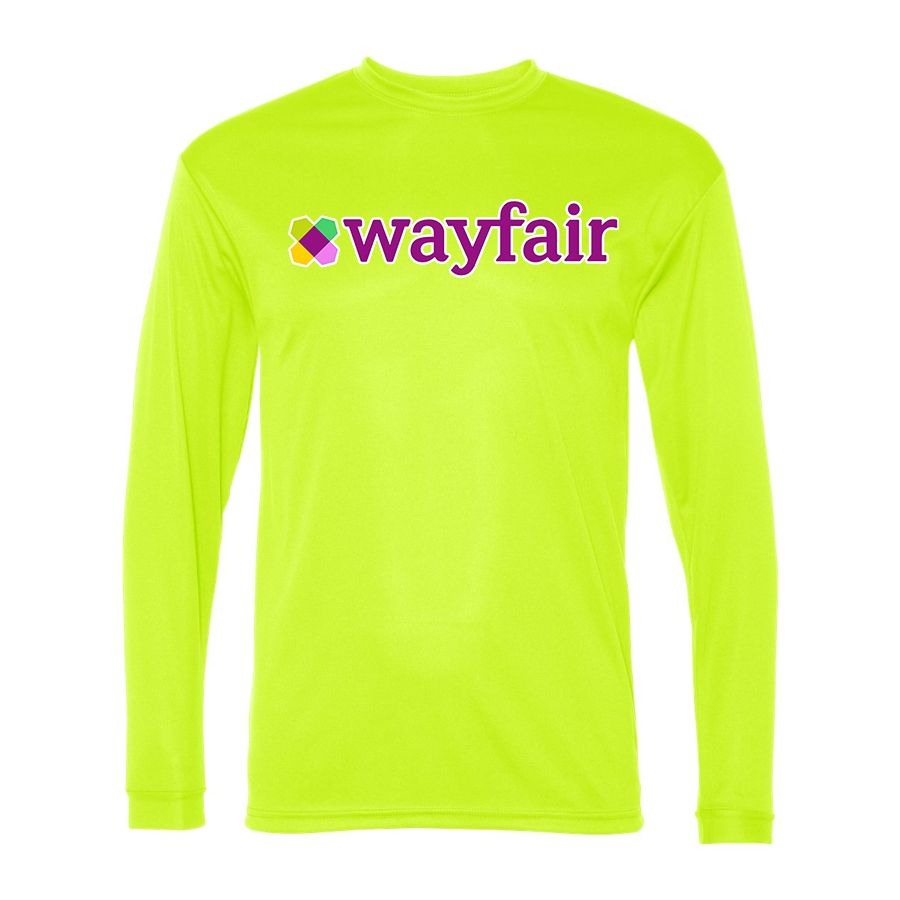 Men's Wayfair Polyester Long Sleeve T-Shirt