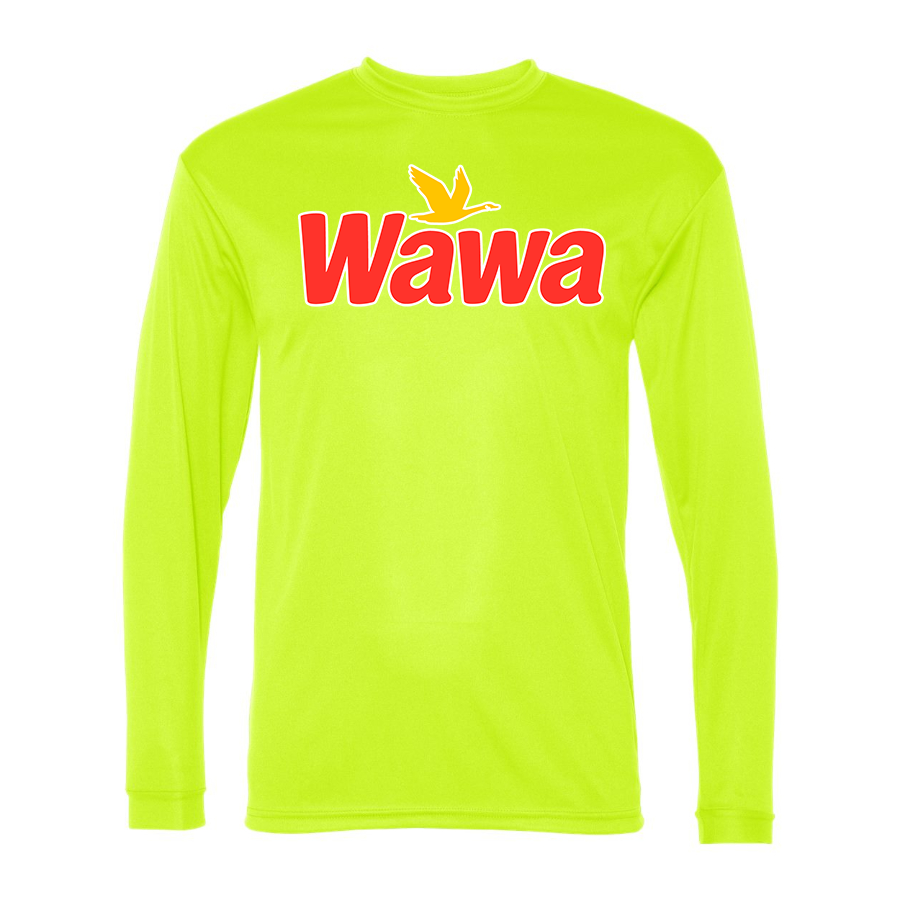 Men's Wawa Gas Station Performance Long Sleeve T-Shirt