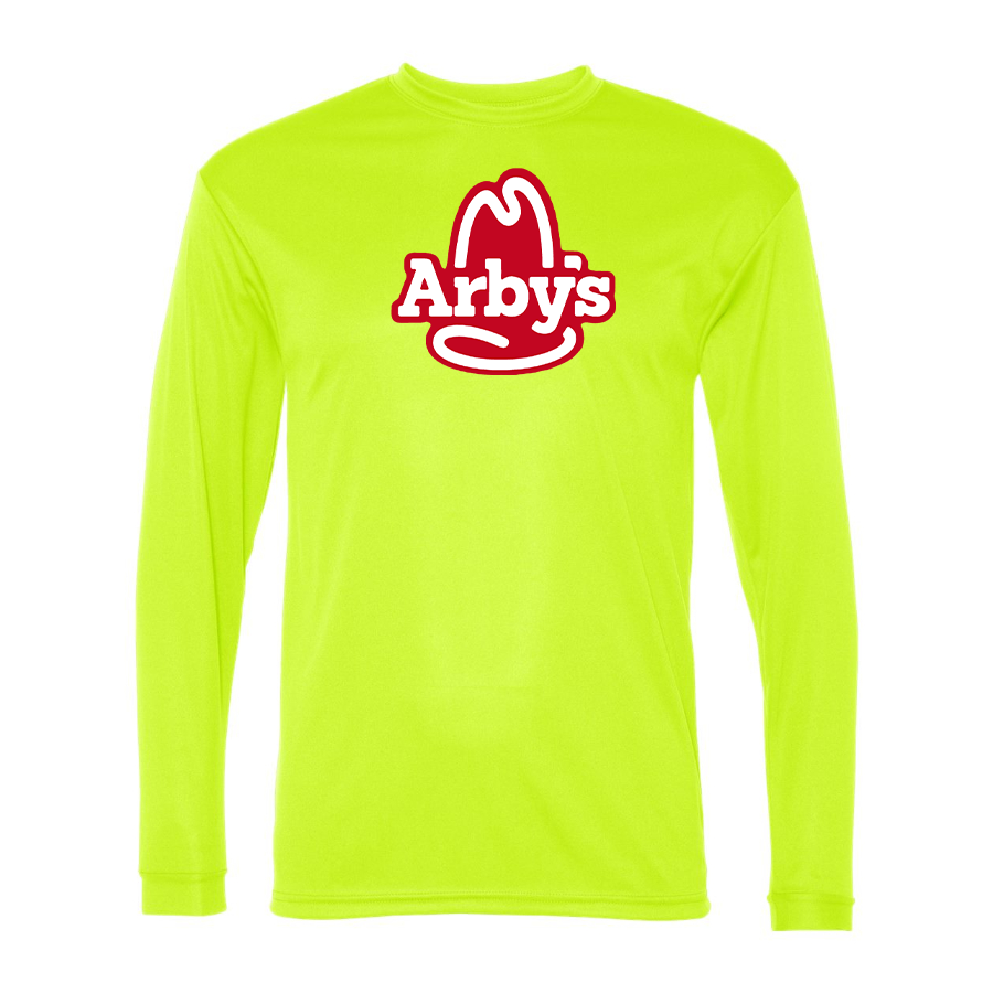 Men's Arbys Polyester Long Sleeve T-Shirt