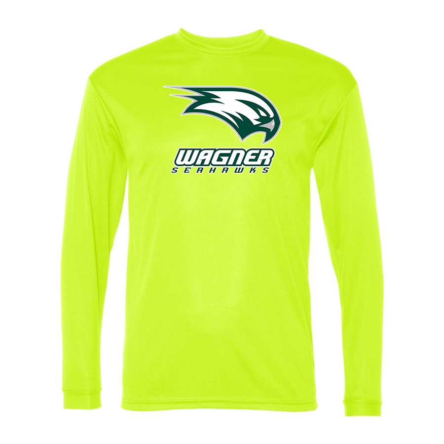 Men's Wagner Seahawks Performance Long Sleeve T-Shirt