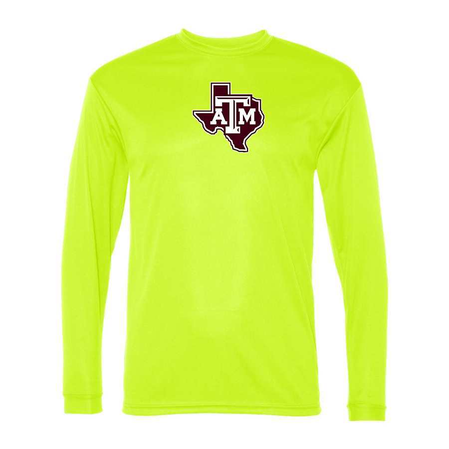 Men's Texas AM Aggies Polyester Long Sleeve T-Shirt