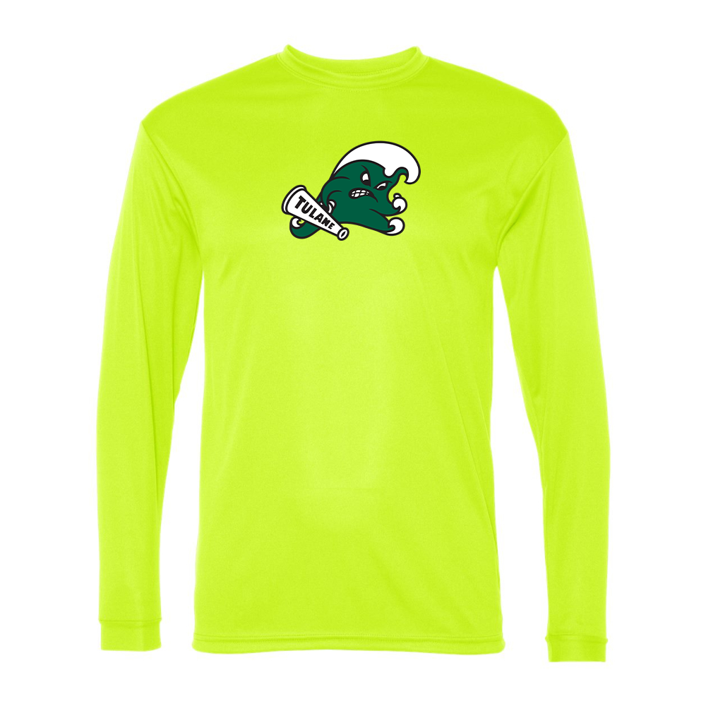 Men's Tulane Green Wave Performance Long Sleeve T-Shirt