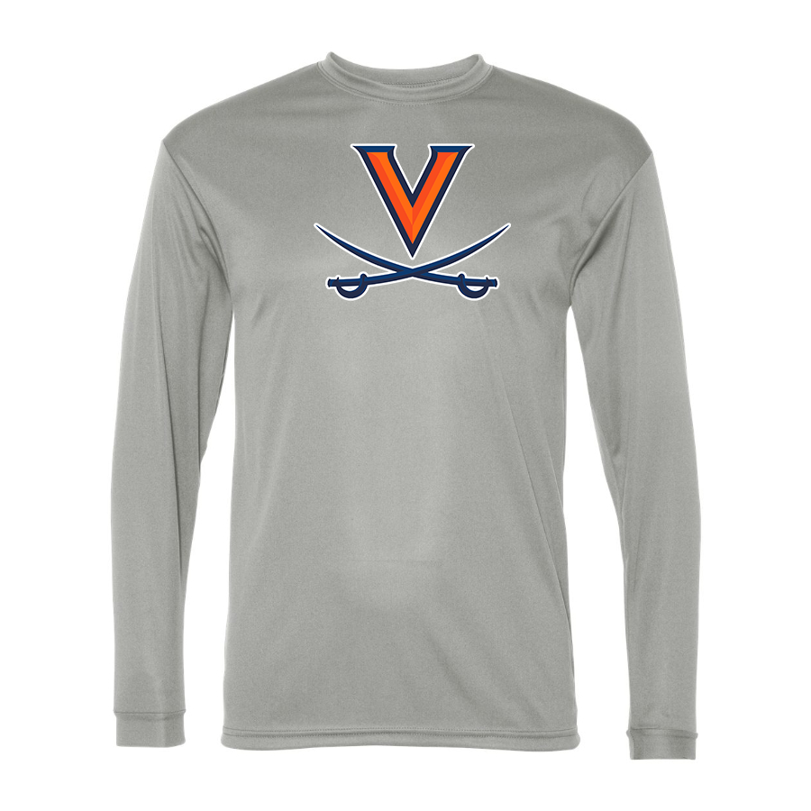 Men's Virginia Cavaliers Polyester Long Sleeve T-Shirt