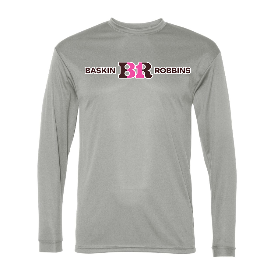 Men's Baskin Rоbbins  Polyester Long Sleeve T-Shirt